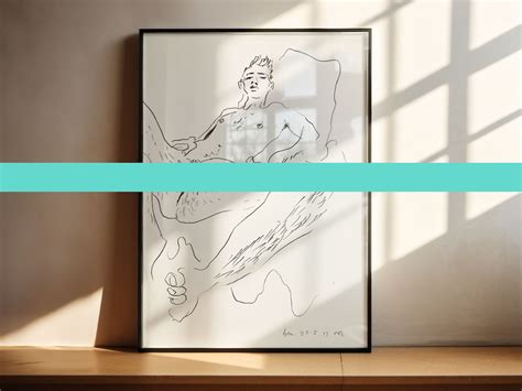 Original Pencil Drawing Gay Art Nude Male Art Gay Gay Erotic Art Queer Art Gay Male Art