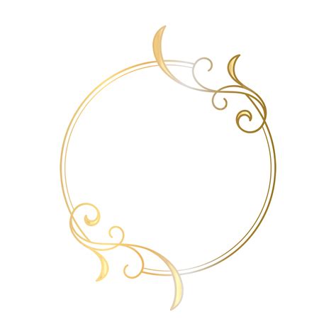 Border Luxury Ornament Vector Hd PNG Images Luxury Gold Frame With