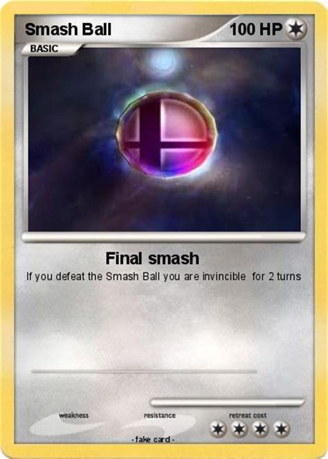 Pokémon Smash Ball 23 23 Final Smash My Pokemon Card