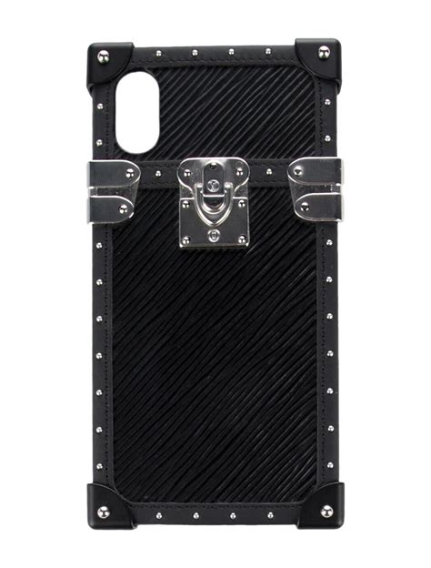 Louis Vuitton 2020 Epi IPhone X XS Eye Trunk Case Black Phone Cases