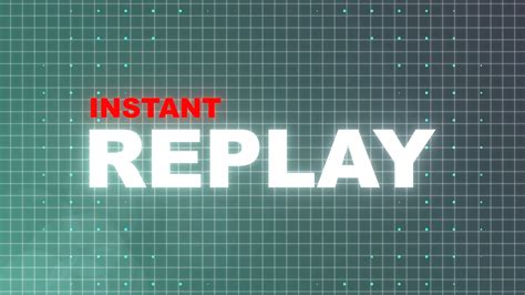 Instant Replay Motion Graphics On Vimeo