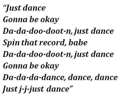 "Just Dance" by Lady Gaga (ft. Colby O’Donis) - Song Meanings and Facts