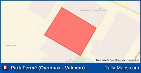 Mapa Harmonogram Profil Elewacji Park Fermé Oyonnax Valexpo