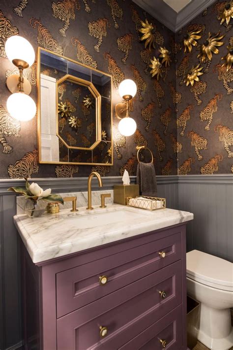 30 Fun Powder Room Wallpaper Homedecorish