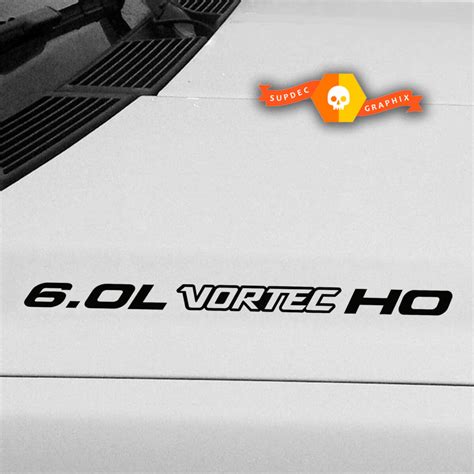 Sets L Vortec Ho Hood Decals Chevy Truck X