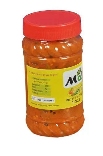 Mix Veg Spices Ma Mixed Vegetable Pickle Packaging Size 350 Gms To