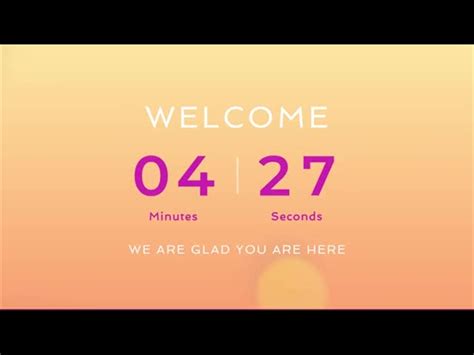 Five Minute Countdown Orange Abstract Church Fuel Worshiphouse Media