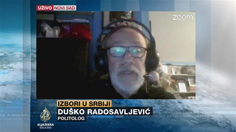 Radosavljević Režim u Srbiji mora da shvati da mu je vrijeme isteklo