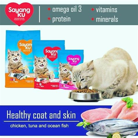 Sayangku Cat Food Original Repack 500g 1kg Makanan Kucing Sayangku