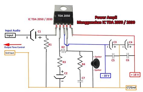 TDA2050 Datasheet - Features, Pinout, Application Circuit ...