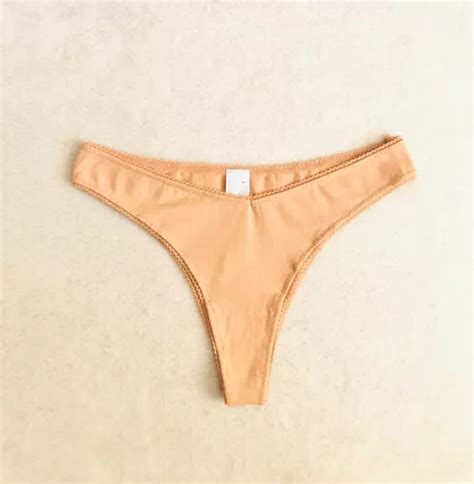 Oysho Set De Tangas Brasileñas De Algodón Color Nude Envío gratis