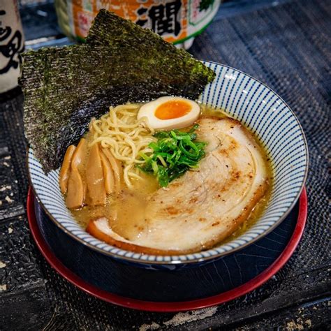 Premium Photo Pork Tonkotsu Chashu Ramen In The Traditional Japanese