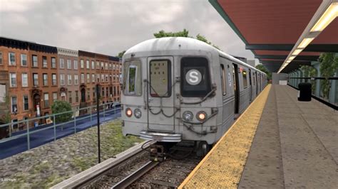 Nyc Subway R On The Franklin Av Shuttle Interior Ride Openbve