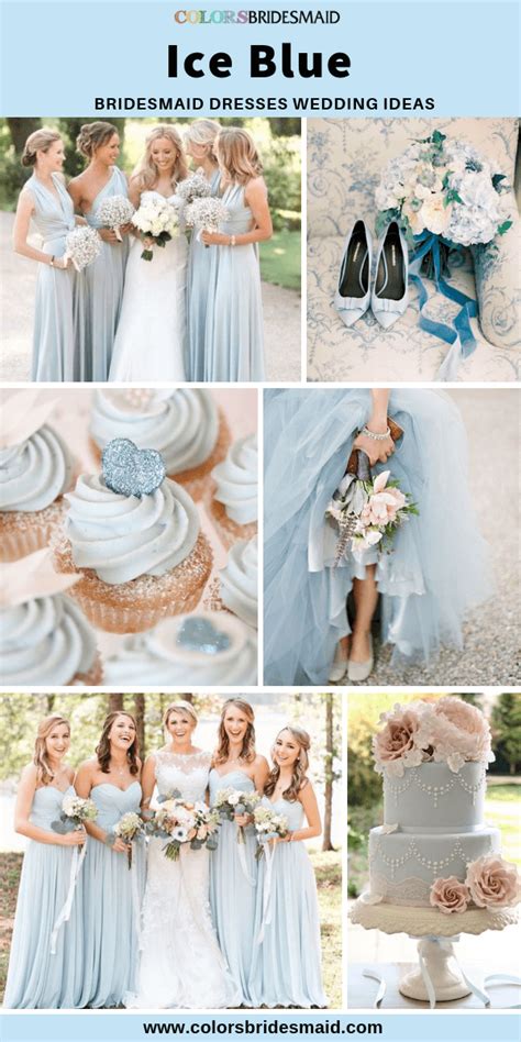 All 30 Blue Wedding Color Palettes Colorsbridesmaid Blue Wedding Colour Theme Spring Wedding