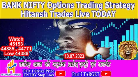 Bank Nifty Options Trading Strategy Live Hitansh Trades Today