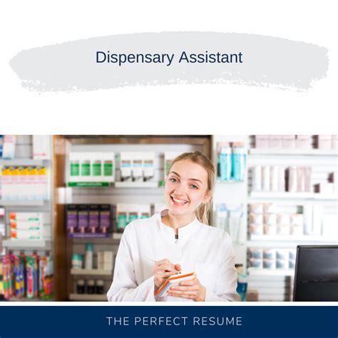 Dispensary Assistant Resume