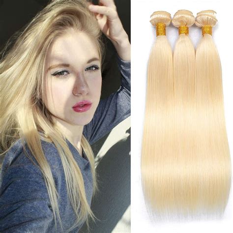 Amazon Hair Bundles Straight Hair Bundles Blonde Human Hair