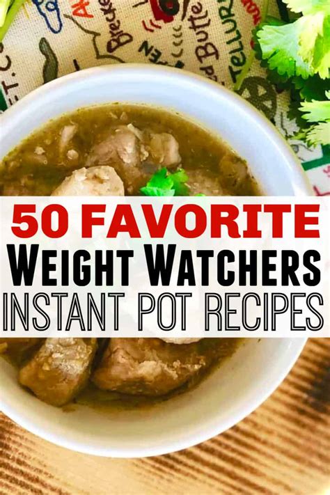 Favorite Weight Watchers Instant Pot Recipes W Smartpoints