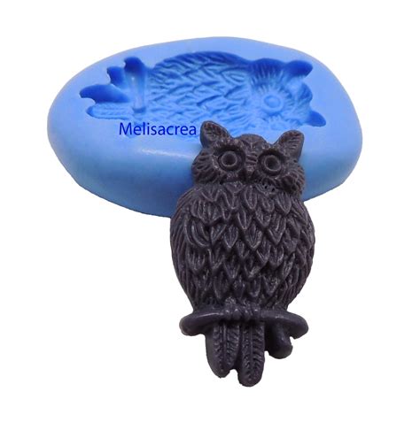 Moule En Silicone Hibou Chouette X Cm