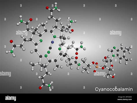 Cyanocobalamin Cobalamin Molecule It Is A Form Of Vitamin B