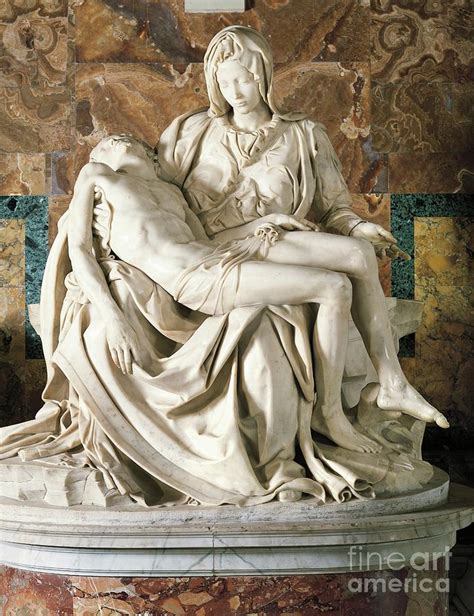 The Pieta, 1499, Marble Sculpture By Michelangelo Sculpture by Michelangelo Buonarroti | Fine ...