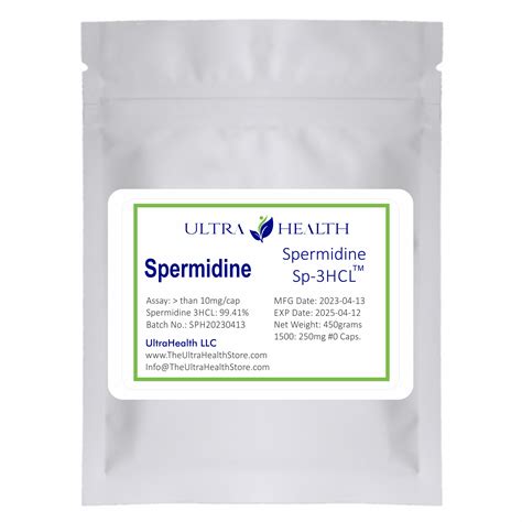 Best Spermidine Supplement 1500 Capsule Supply 1500e Liposomal The