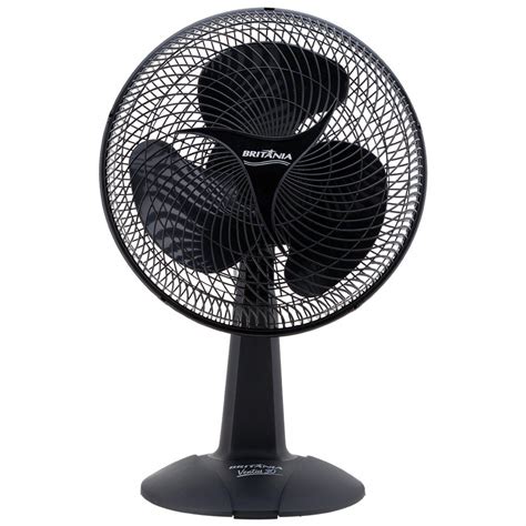 Ventilador De Mesa Velocidades Ventus Brit Nia V Preto