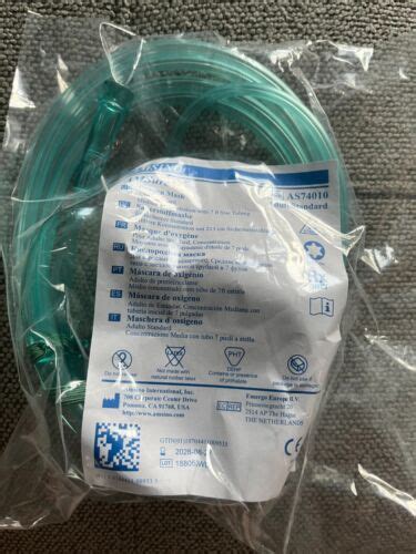 Amsino Amsuretm Oxygen Mask With 7 Tubing Adult Standard Soft