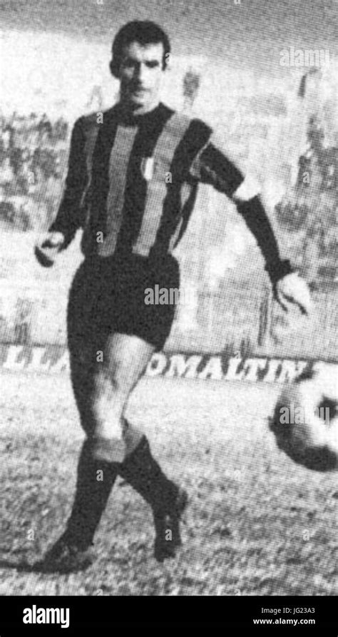 Inter Milan V Lr Vicenza 1960s Armando Picchi 28cropped29 Stock