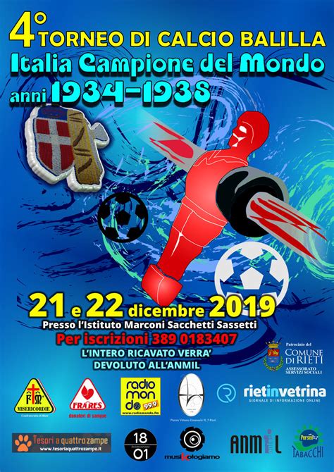 Torneo Calcio Balilla Citt Di Rieti Vincono Emilio Cavalera E