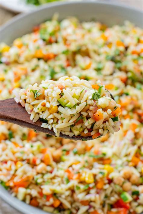 Summer Veggie Orzo Salad This Savory Vegan