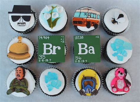 Some Cupcakes I Made For My Bffs Dad A Chemistry Teacher And Breaking