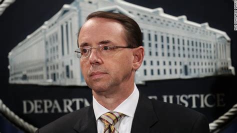 Rod Rosenstein Deputy Attorney General Resigns Cnnpolitics