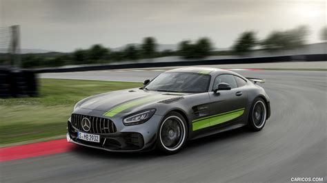 2020 Mercedes AMG GT R Pro Color Selenite Grey Magno Front Three