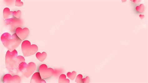 Simple Valentines Day Love Festival Frame Pink Powerpoint Background For Free Download - Slidesdocs