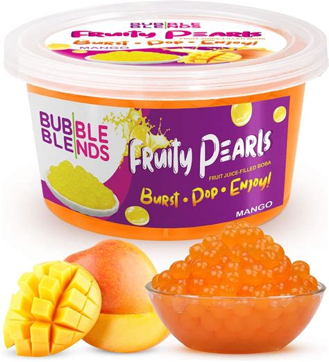 Bubble Blends Mango Popping Boba Lb Oz Popping Pearls Non