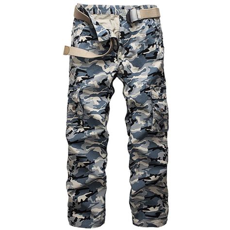 Multi Pocket Casual Cotton Loose Camouflage Pants Tactical Cargo