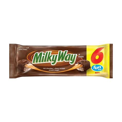 Milky Way Milk Chocolate Fun Size Candy Bars 6 Ct Shop Candy At H E B