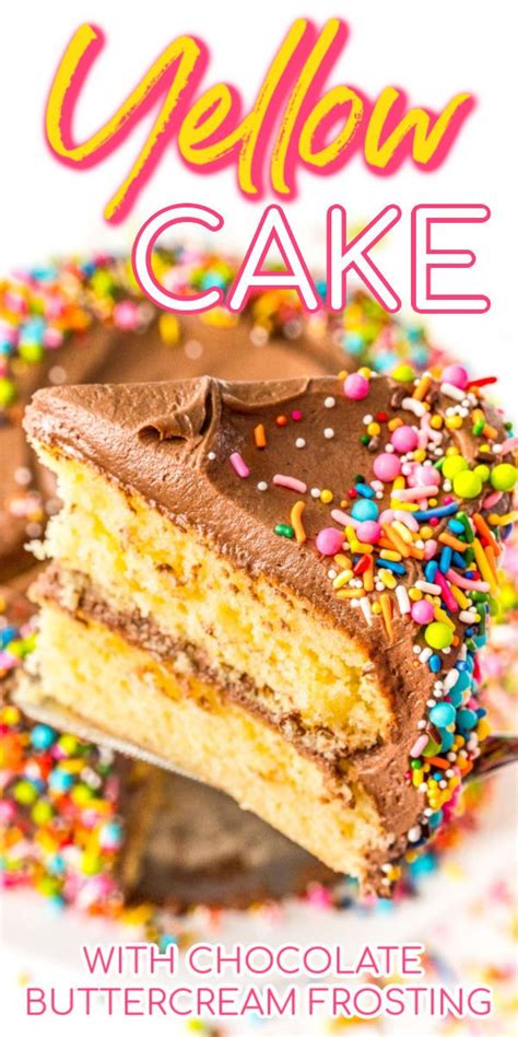 Best Ever Yellow Cake With Chocolate Frosting Artofit