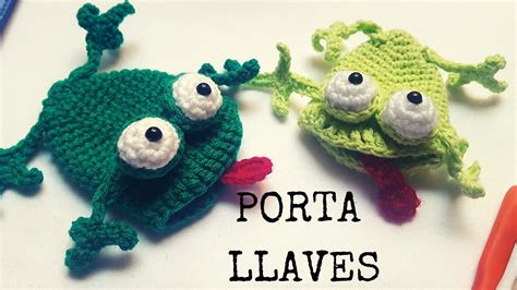 Porta Llaves De Sapo Tejido A Crochet PASO A PASO HEYDCROCHET YouTube