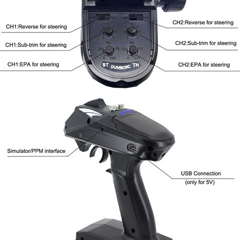 Dumborc X Ch G Radio Controller Transmitter With Gyro Mixed Mode