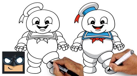 1 How To Draw Stay Puft Ghostbusters