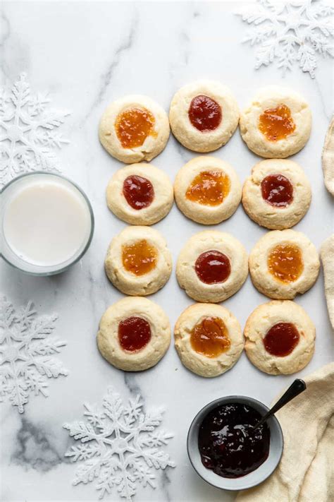 Shortbread Cookies With Jam Food Faith Fitness