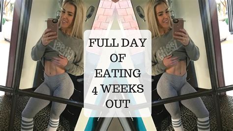 Full Day Of Eating Weeks Out Youtube