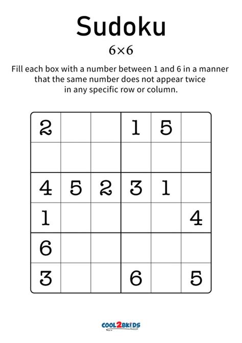 Free Sudoku Puzzles Free Printable X