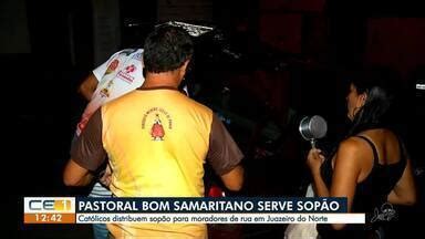 CETV 1ª Edição Fortaleza Pastoral serve sopa para moradores em