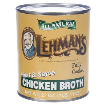 Lehman's Canned Chicken Broth, Meats - Lehman's