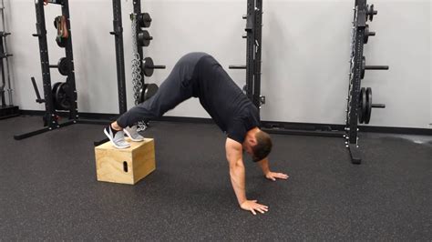 Feet Elevated Pike Push Up YouTube