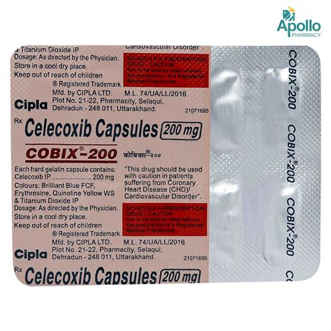 Cobix 200 Capsule 10 S Price Uses Side Effects Composition Apollo