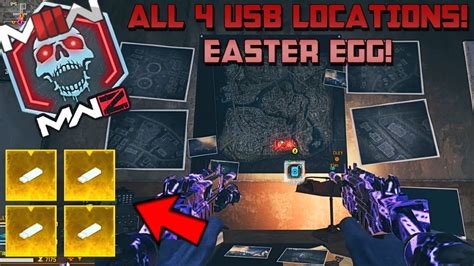 Mwz New Easter Egg Guide For Red Worm Boss All Usb Loactions